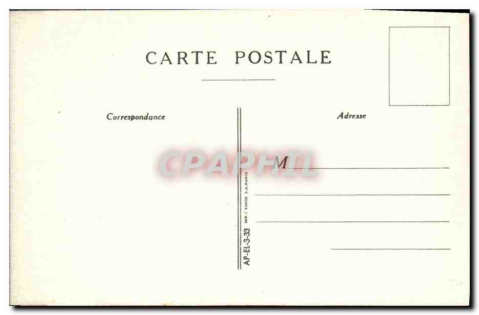 CPA Publicite l electricite  — Back