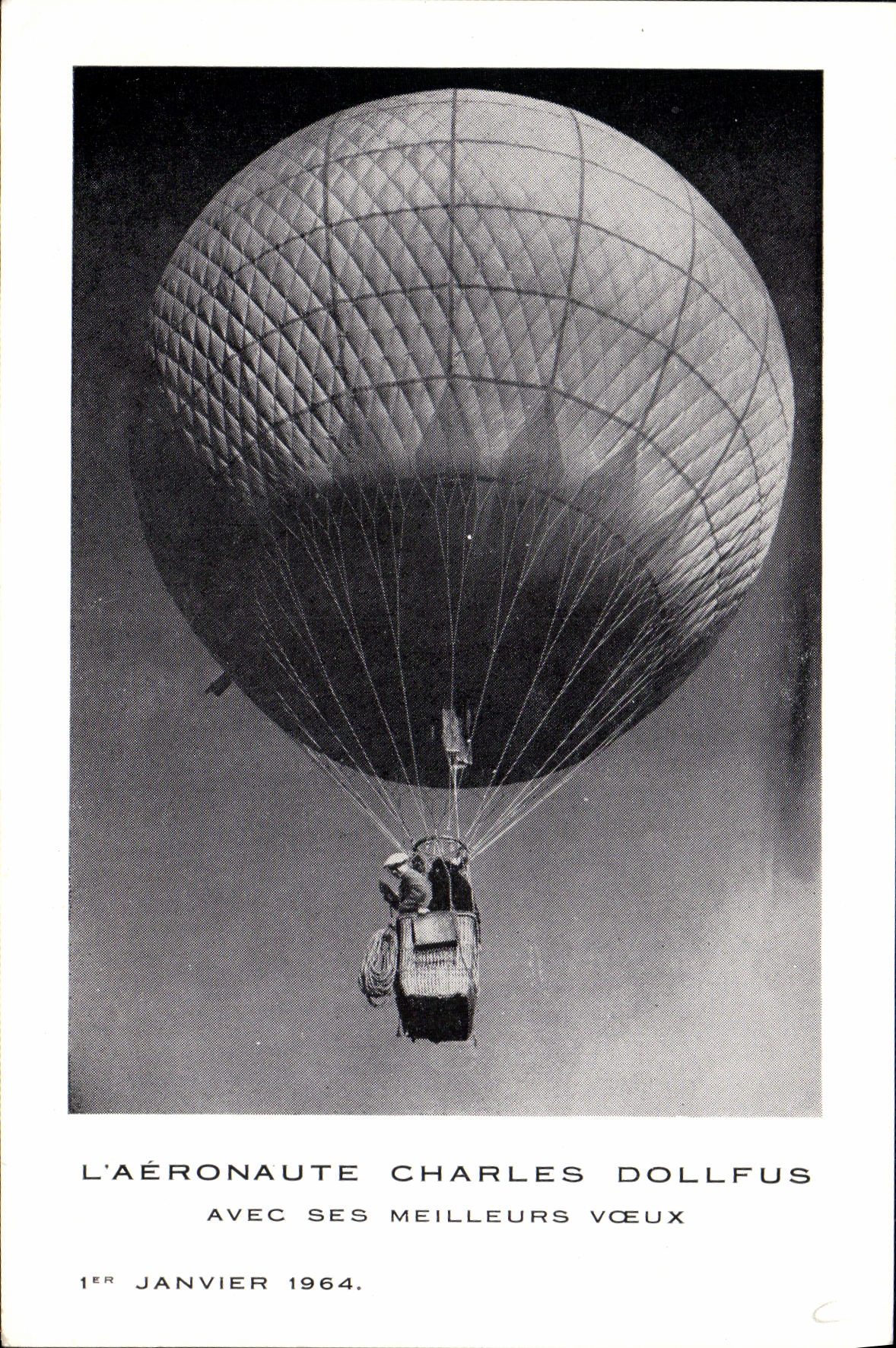 CPM Aeronaute Charles Dolfus 19634 Ballon Mongolfiere