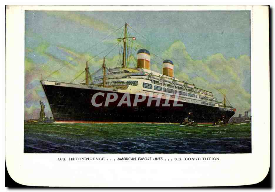 S.S. INDEPENDENCE — American Export Lines — Folcard