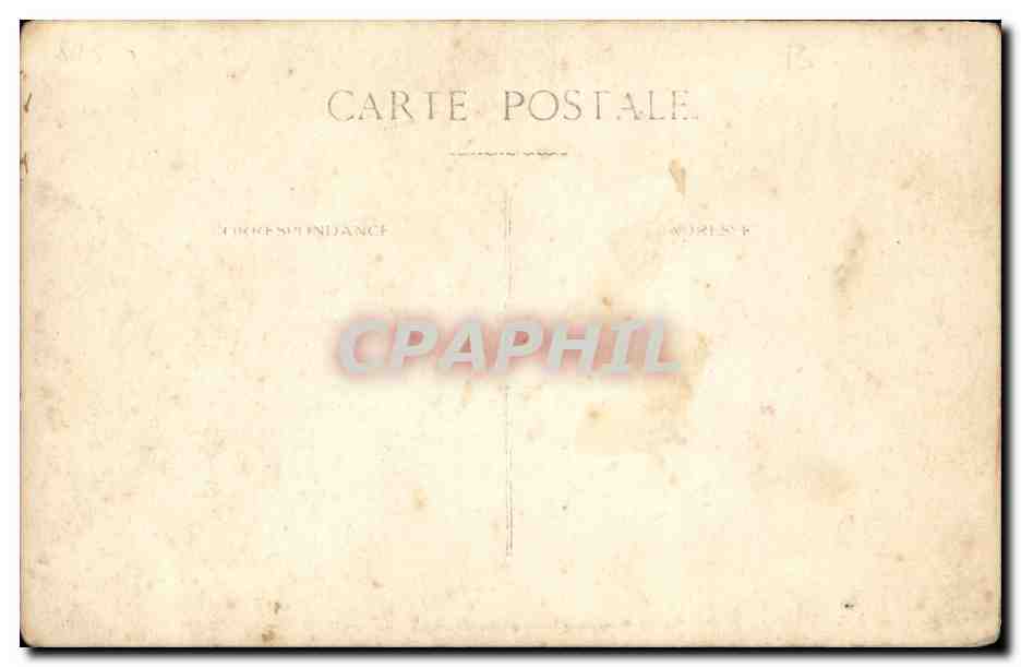 CARTE PHOTO Soldats Militaria Trompettes Sapeurs Machine  — Rückseite