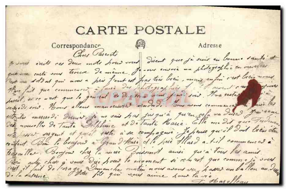 CARTE PHOTO Soldats Militaria Atelier des Sapeurs Ouvriers en bois  — Rückseite