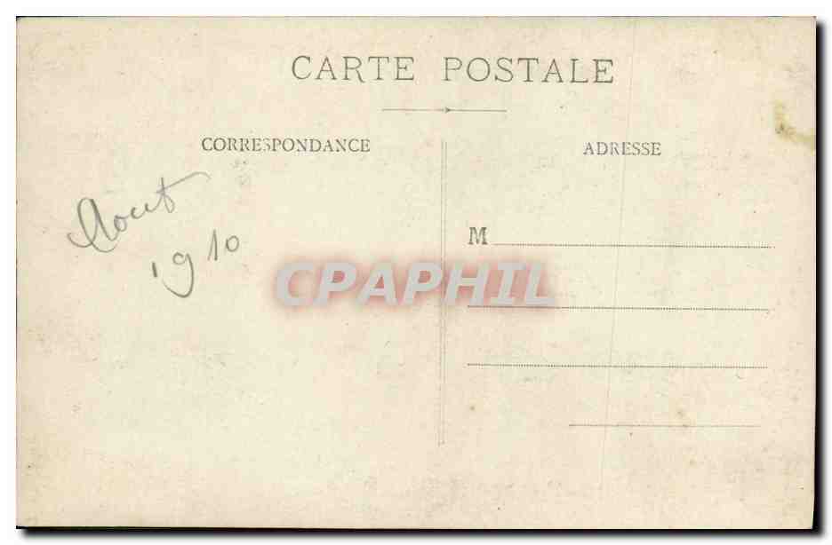 Famille et amis sur la plage — Alocet — Carte postale — Verso