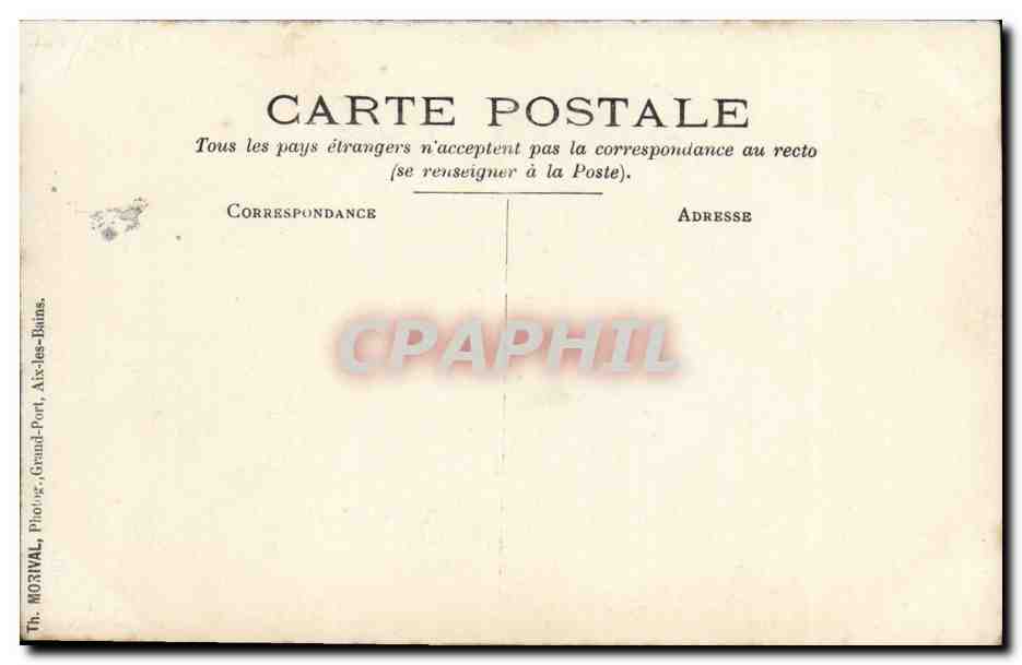 CARTE PHOTO Fantaisie Femme et son Chien  — Verso