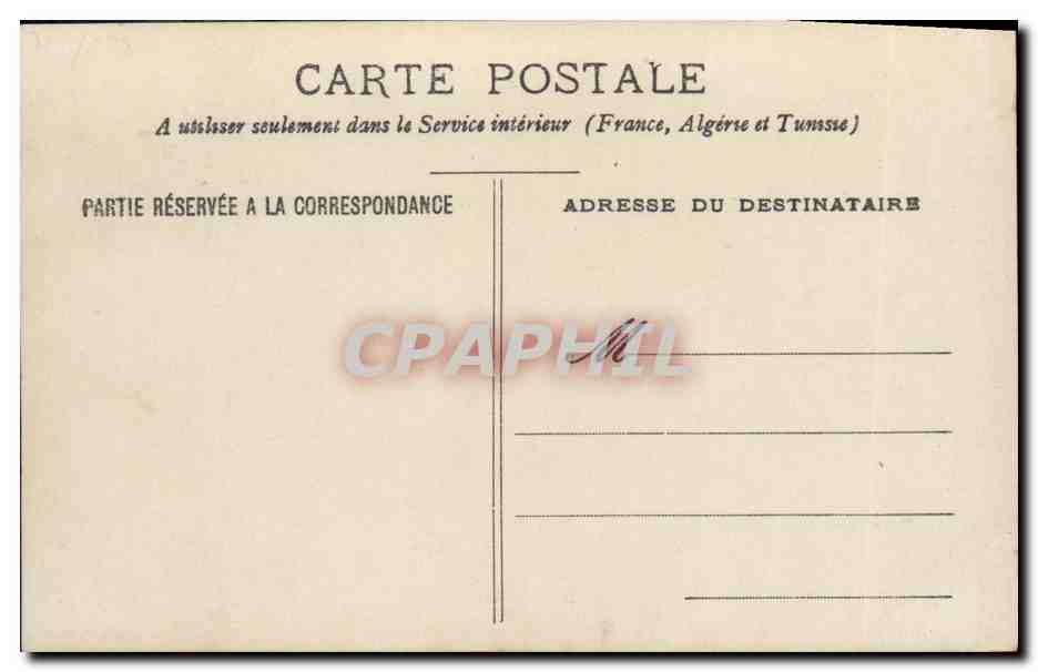 Cérémonie militaire — char à cheval décoré — éditeur non identifié — Verso