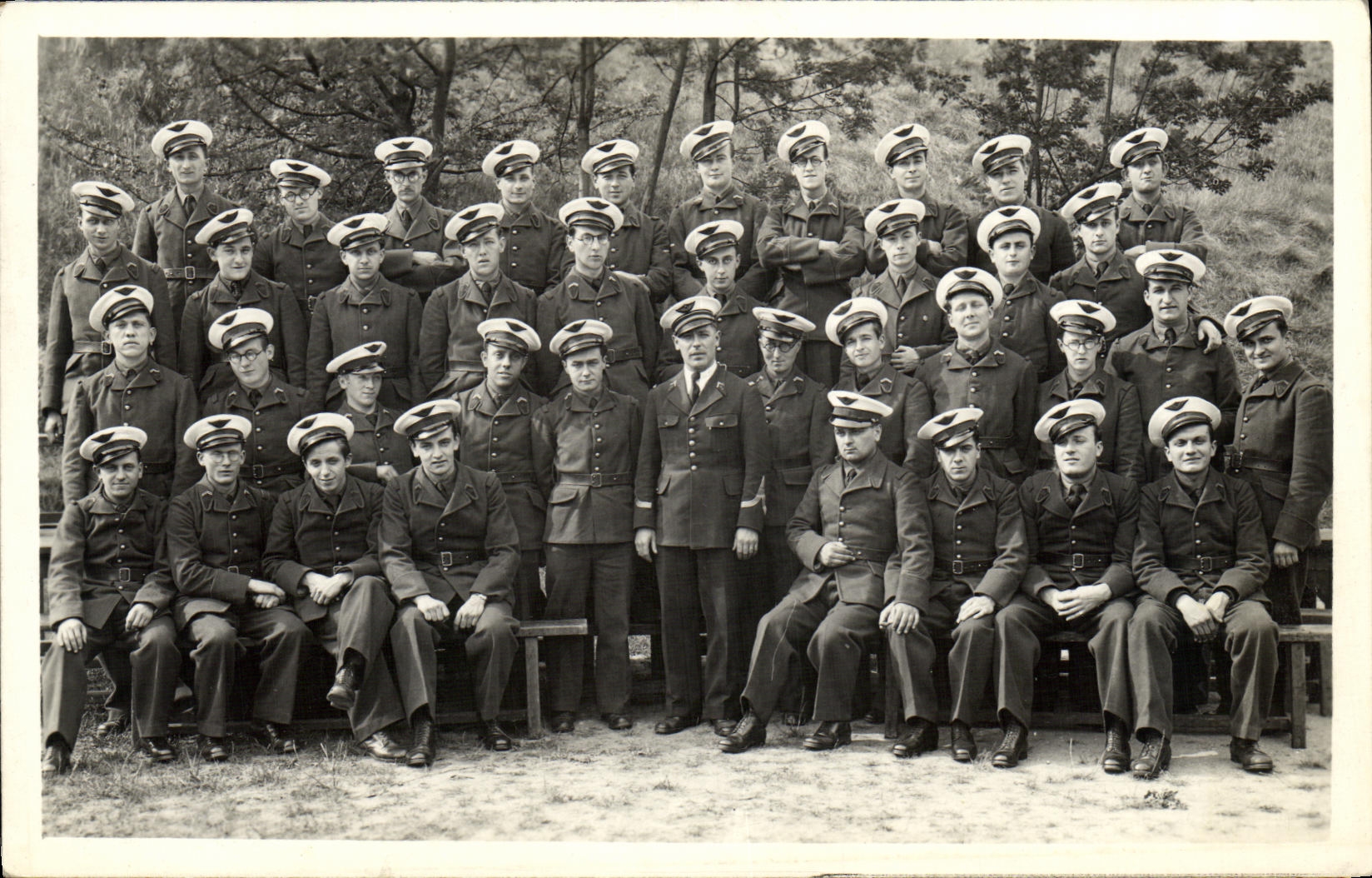 CARTE PHOTO Officiers de l aviation Militaria