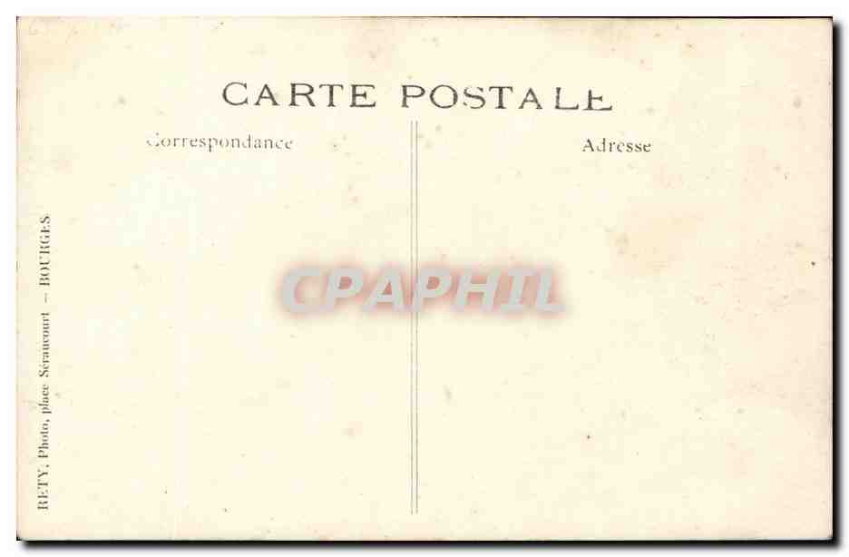 Soldats en tenue d'ordonnance — Boulgues — Photo RETY — Verso