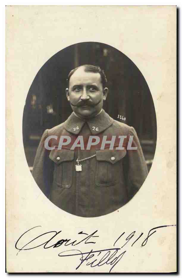 Soldato in uniforme — ritratto militare — R. Tillot, n° 3260