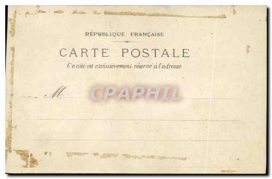 CPA Fantaisie Femme Cavallieri — Rückseite