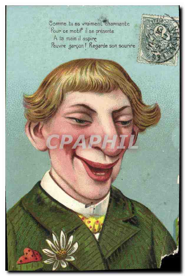 CPA Fantaisie Humour Jeune homme a marier