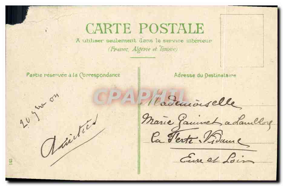 CPA Fantaisie Humour Jeune homme a marier — Rückseite