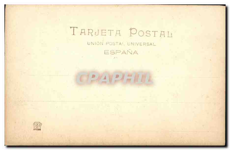 Corrida de Toros — Un Pase de Pecho — Hauser y Menet, Madrid, n° 383 — Achterkant