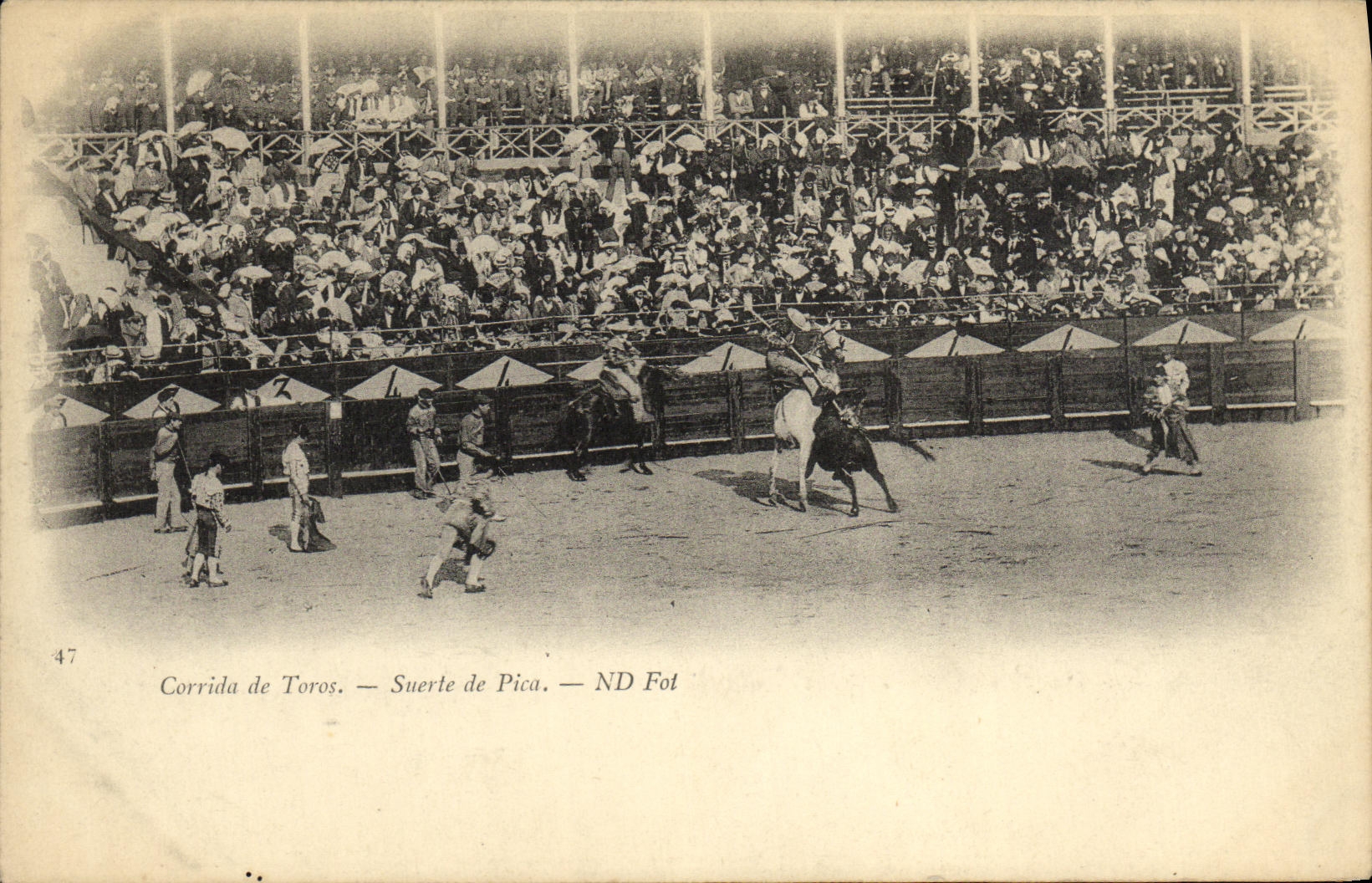 Corrida de Toros — Suerte de Pica — ND Fot