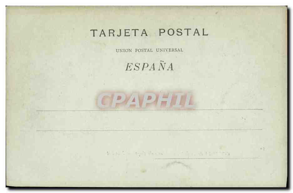CPA Sport Espagne Corrida Toro Taureau Suerte de Capa — Verso