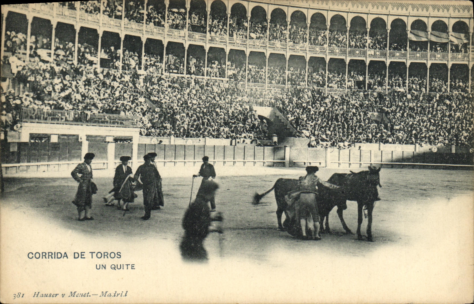 Corrida de Toros — Un Quite — Hauser y Menet, n° 381