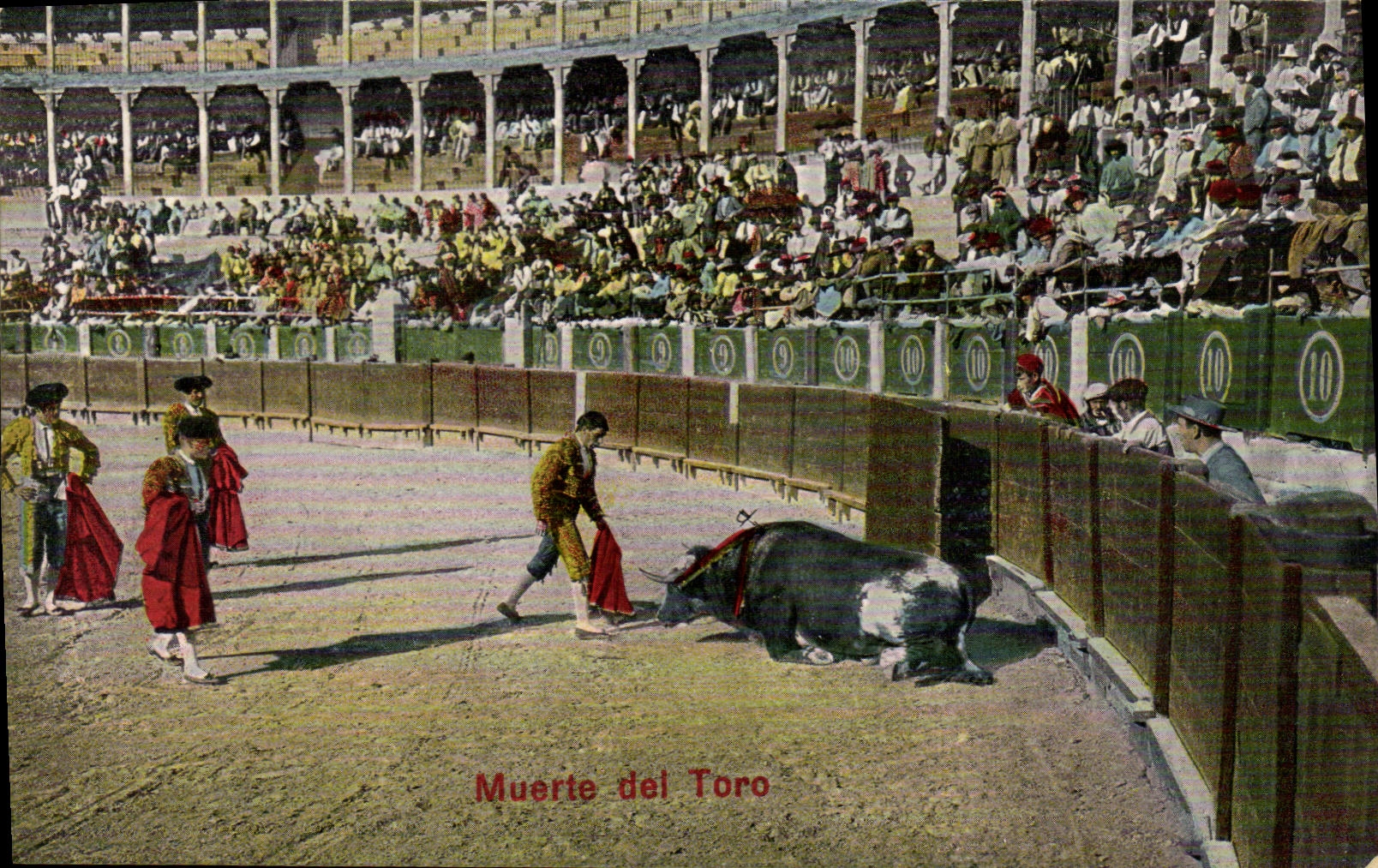 Muerte del Toro — scène de corrida — éditeur CPAPHIL, n° 11