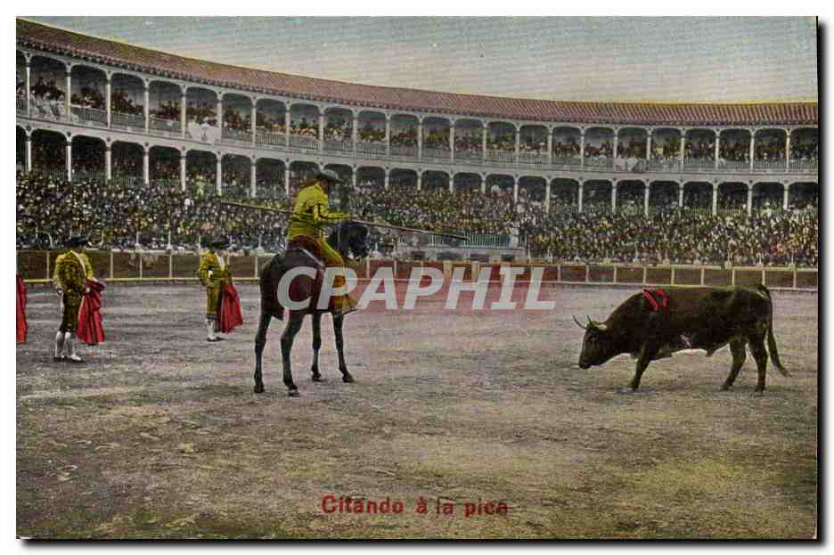 Corrida de taureaux — Cidando à la pica — CPAPHIL