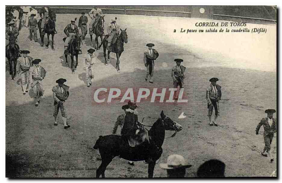 Corrida de Toros — Le passe ou salida de la cuadrilla (Défilé) — Atelier Lasombra, série 2