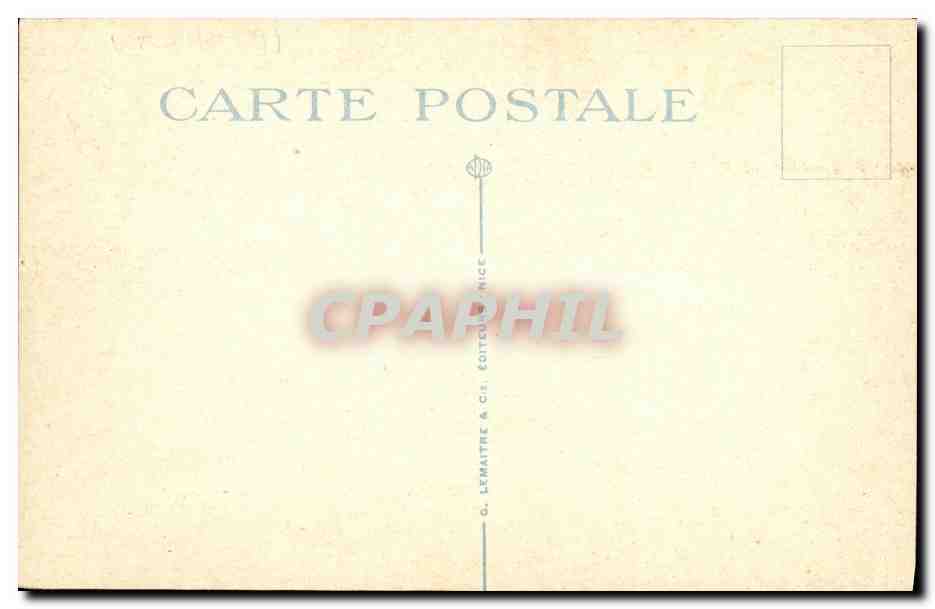 Corrida de toros — La dernière suerte — Appel à la muleta — G. Lemaître & Cie, Éditeur Nice, n°17 — Verso