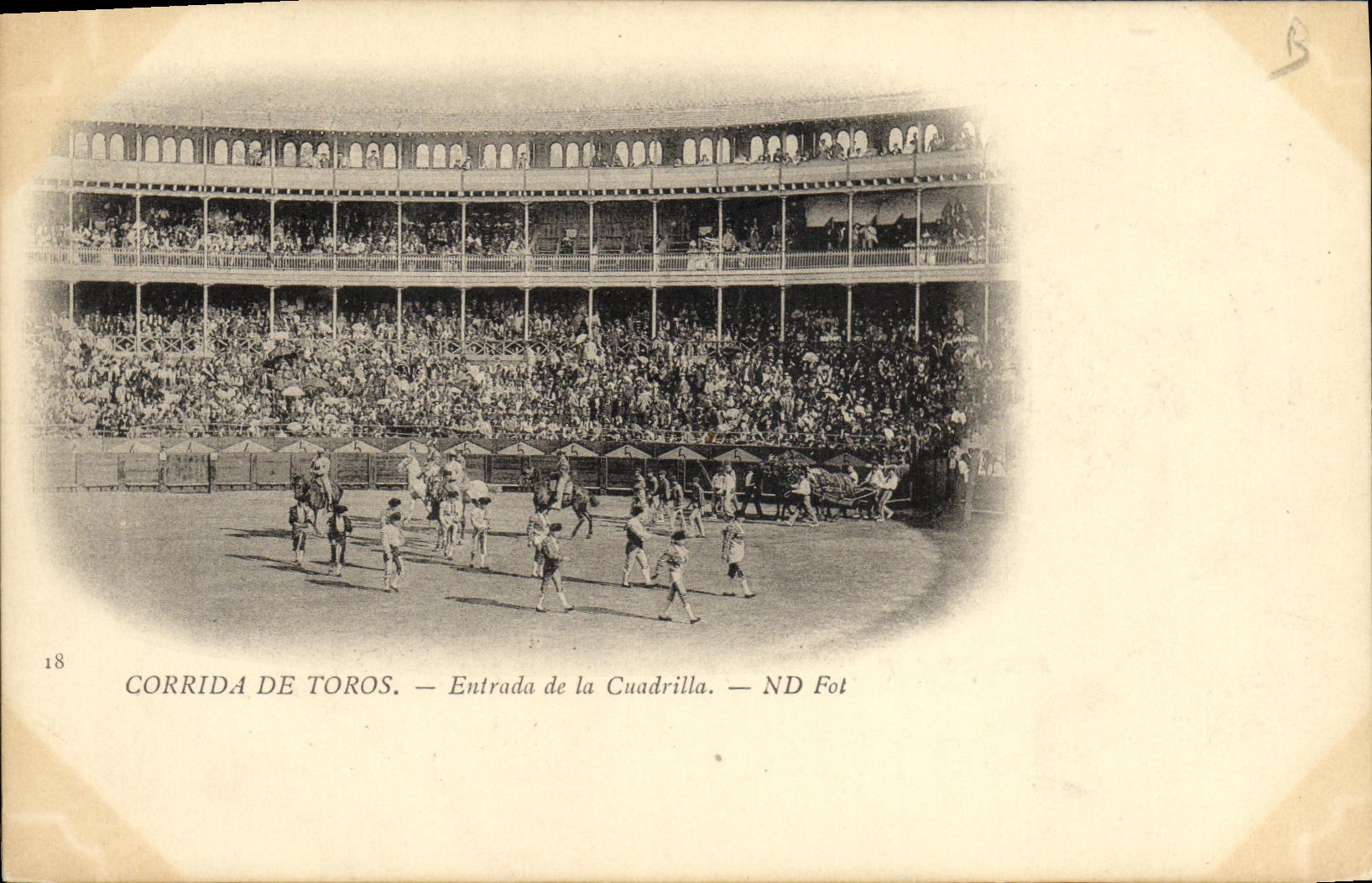 Corrida de Toros — Entrada de la Cuadrilla — ND Fot