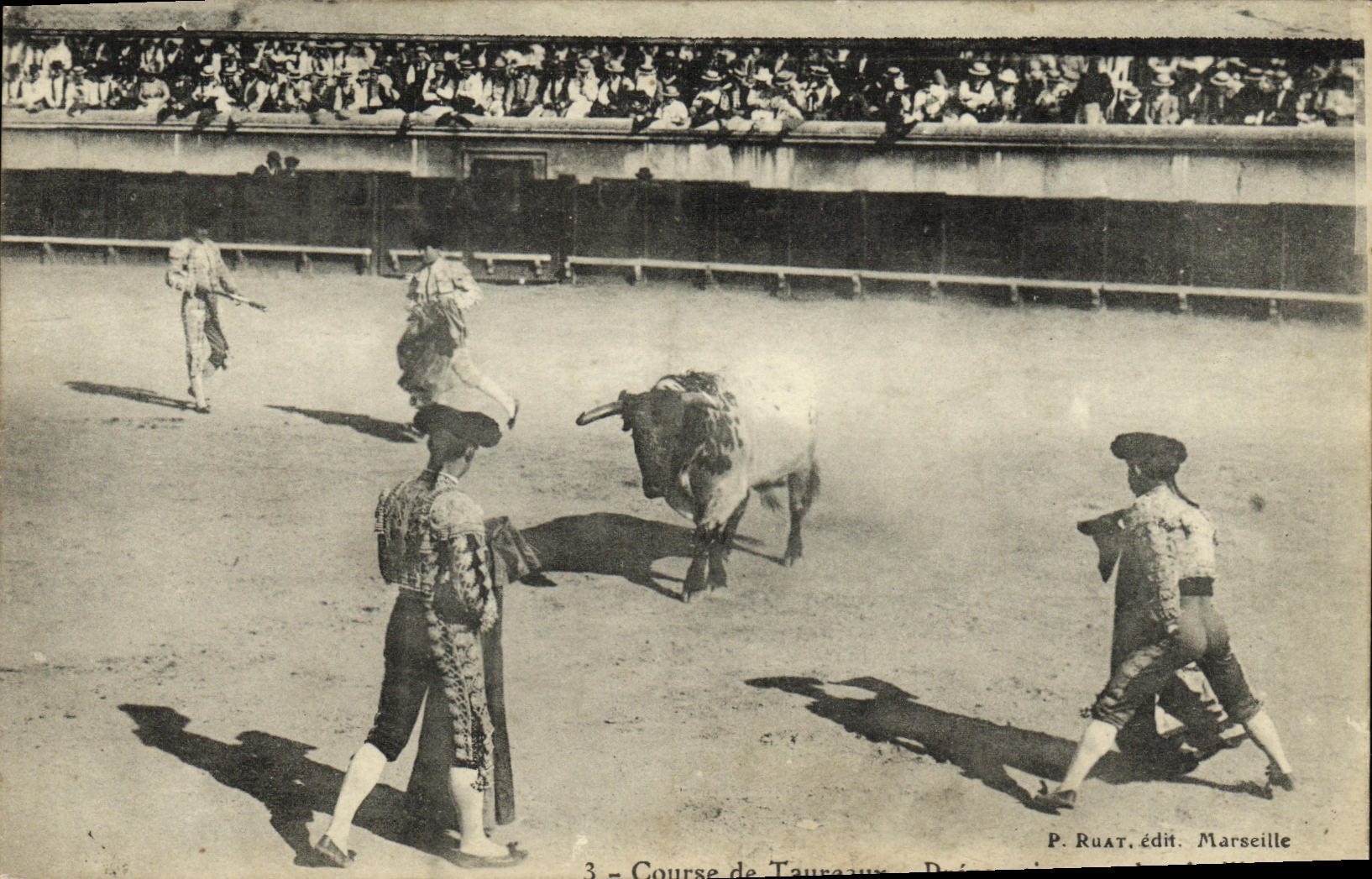 Course de Taureaux — P. Ruat, édit. Marseille