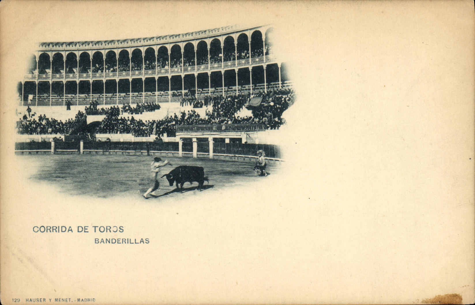 Corrida de Toros — Banderillas — Hauser y Menet, n°129