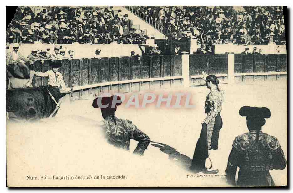 Lagartijo après la estocada — Núm. 26 — Phot. Laurent, Madrid