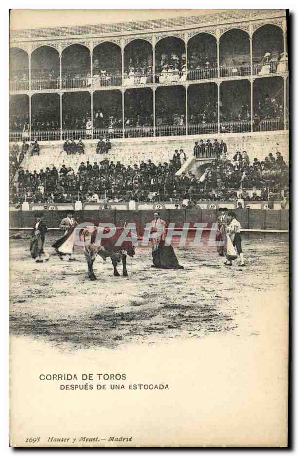 Corrida de Toros — après une estocada — Hauser y Menet, Madrid