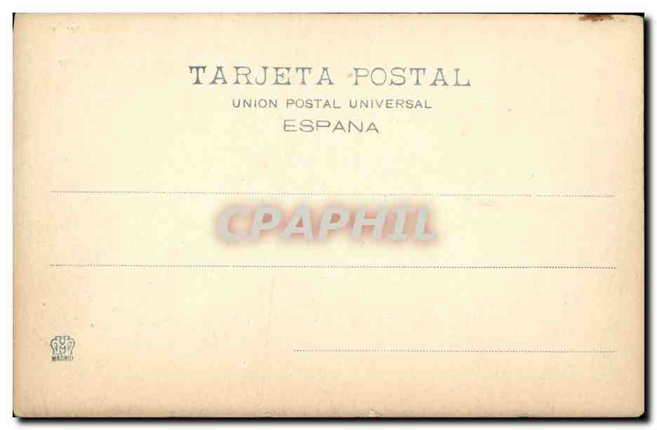 Corrida de toros — Citando á banderillas — Hauser y Menet, n° 386 — Reverso