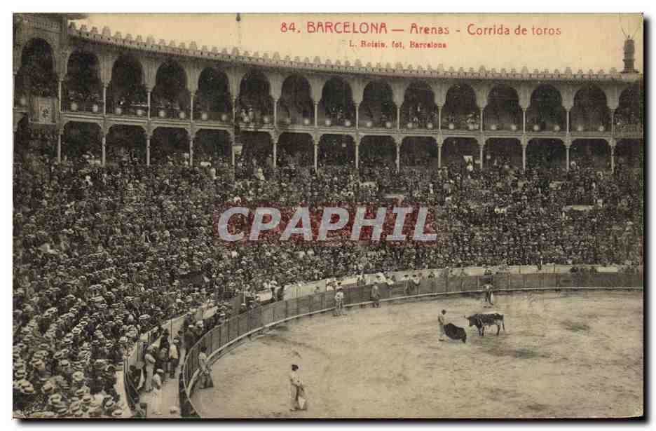 Barcelone — Arenas — Corrida de toros — L. Reislein, fot. Barcelona