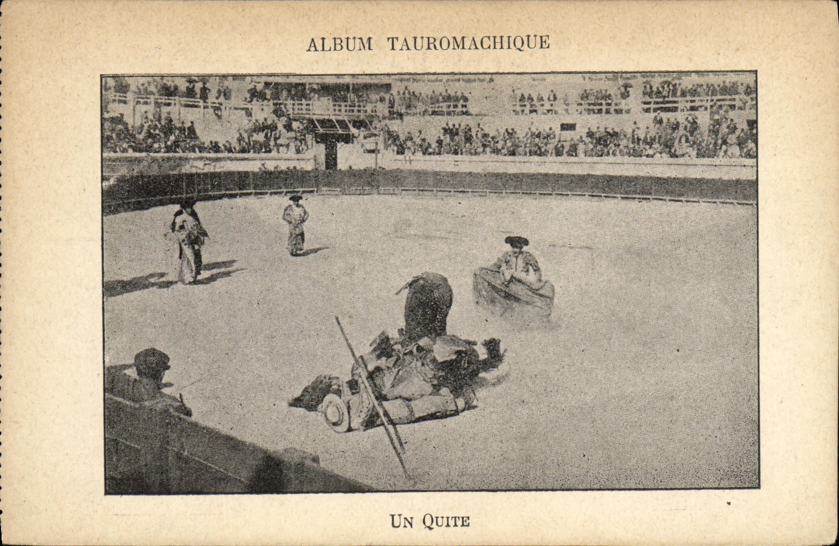 CPA Sport Espagne Corrida Toro Taureau Album tauromachique Un quite