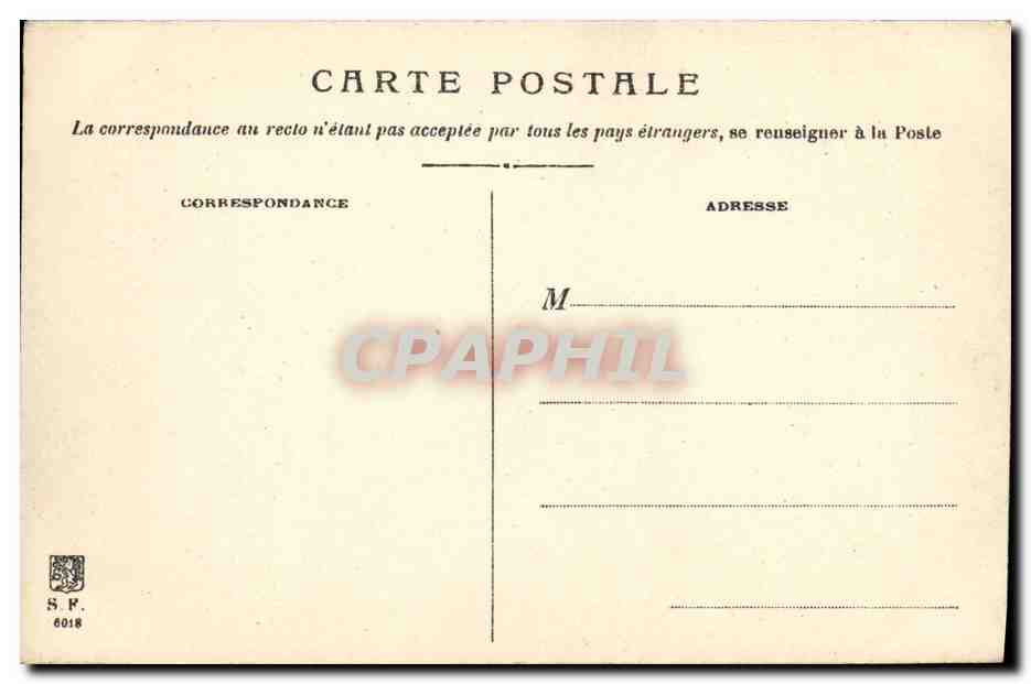 CPA Le terme 18 fevrier 1906 Charrette Demasles Chien Panama — Rückseite