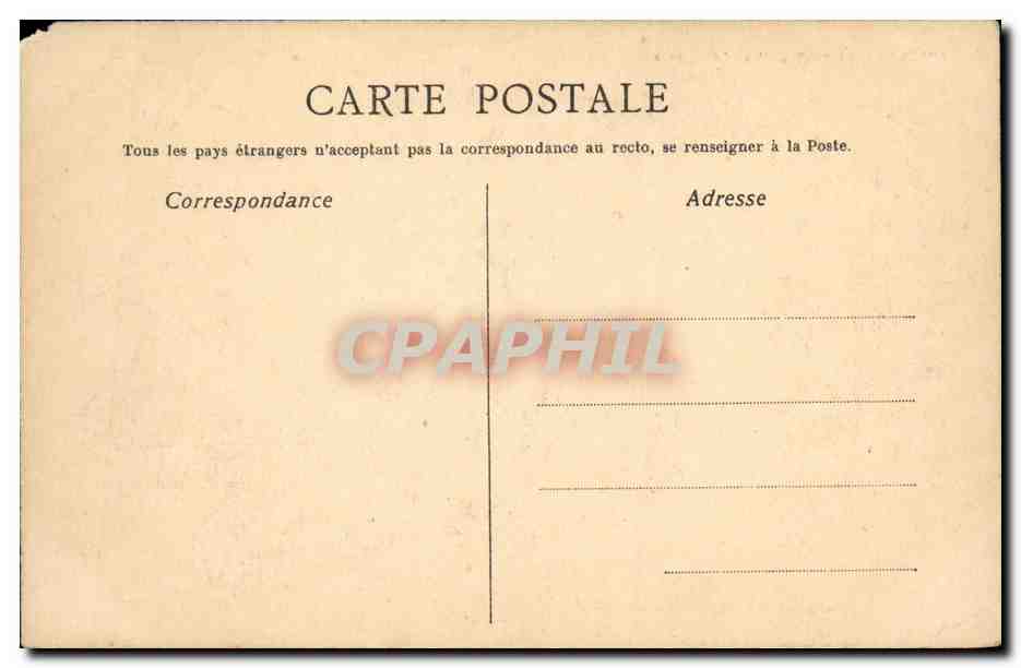 CPA Apres Algerosas Le cavalier seul de Huillaume II — Rückseite