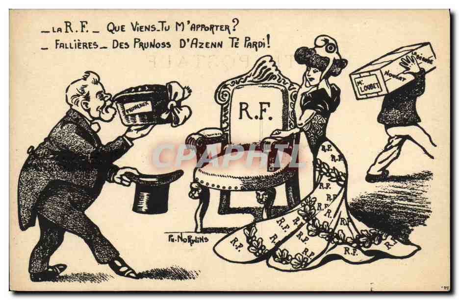 CPA Republique francaise Norwins Loubet 