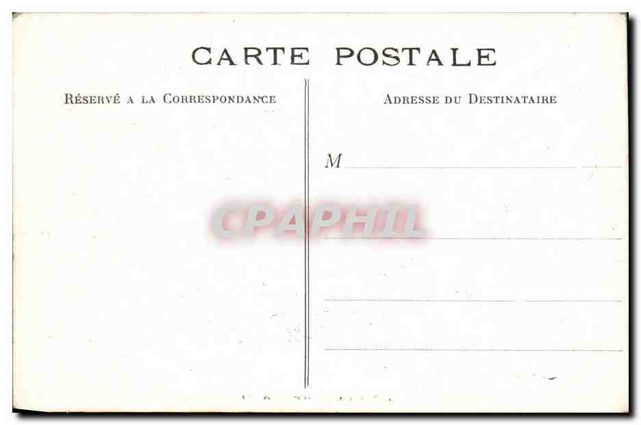CPA Le coup de balai Chambre Parlement 7 mars 1906  — Rückseite