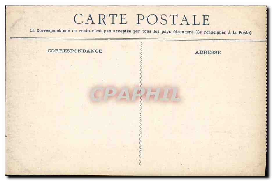CPA Thonon les Bains Gorges de la Dranse  — Rückseite