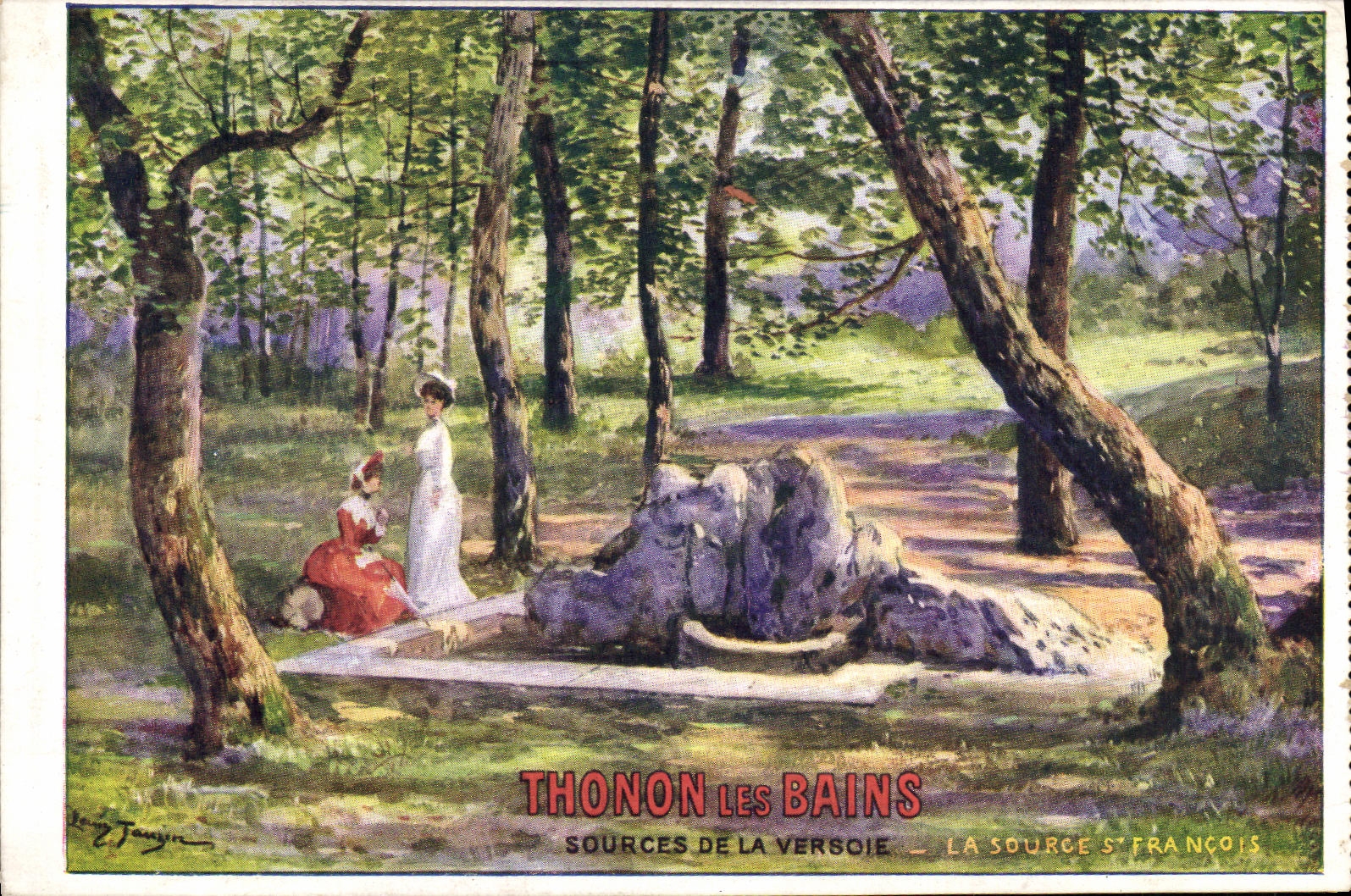 Thonon-les-Bains — Sources de la Versoie — La Source Saint-François — Louis Jannin