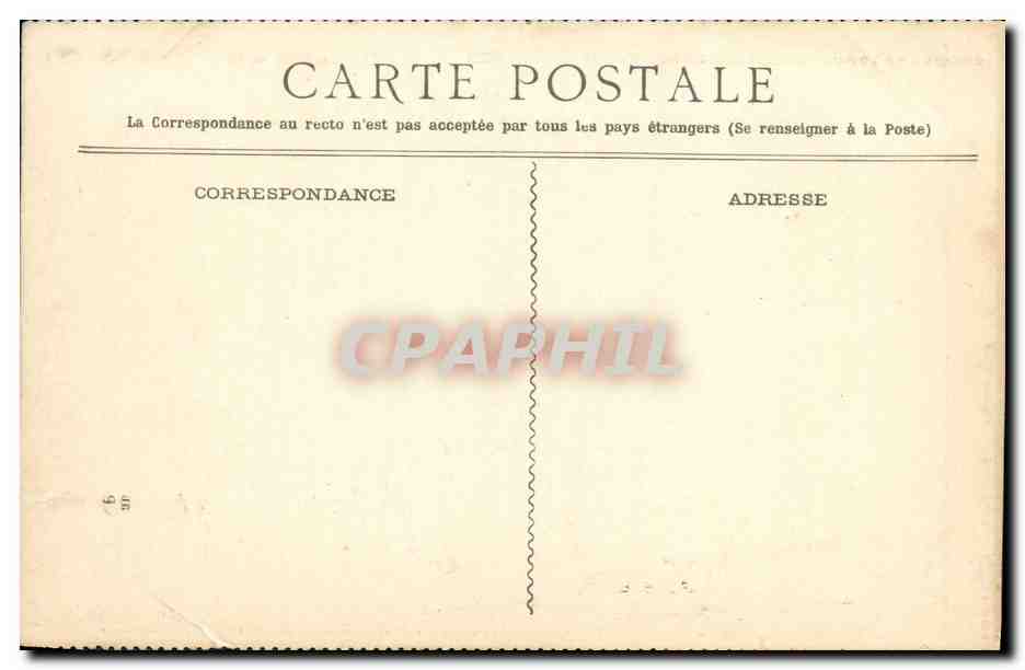 CPA Chemin de fer d Orleans Cote Sud de Bretagne Bateau — Rückseite