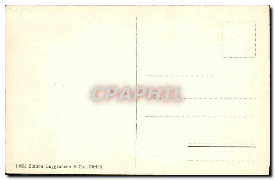 CPA Conseiller Federal Gustave Ador  — Rückseite