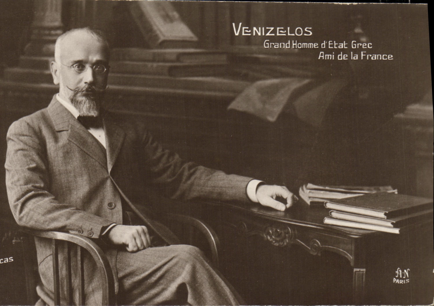 CPA Venizelos Grand homme d Etat Grec Ami de la France Grece