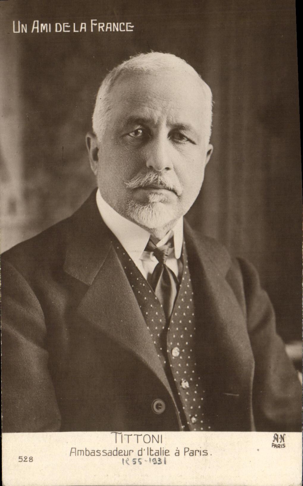 CPA Un ami de la France Tittoni Ambassadeur d Italie a Paris 1855 1931 