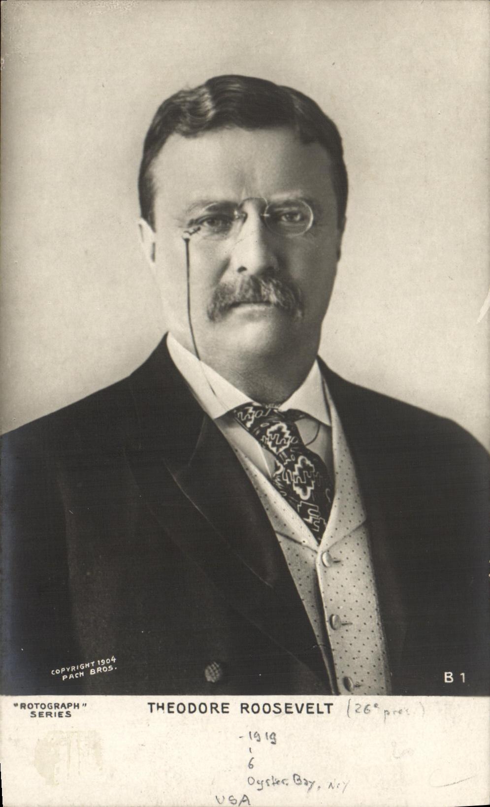 CPA Theodore Roosevelt President des Etats Unis