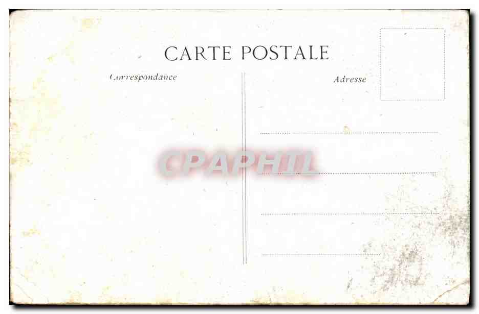 CPA Raymond Poincare President de la Republique — Rückseite