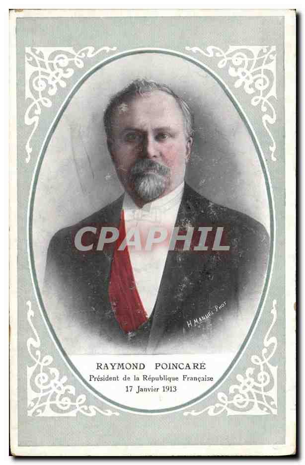 CPA Raymond Poincare President de la Republique 