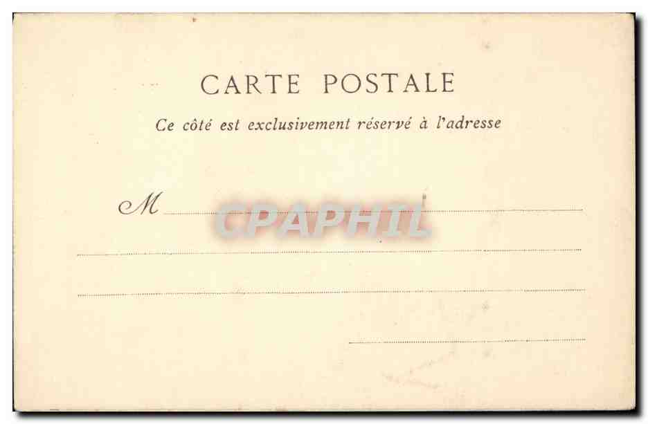 CPA Loubet President de la Republique Chameau  — Verso