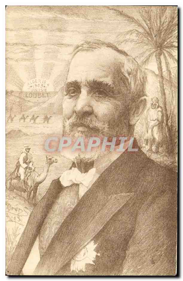 CPA Loubet President de la Republique Chameau 