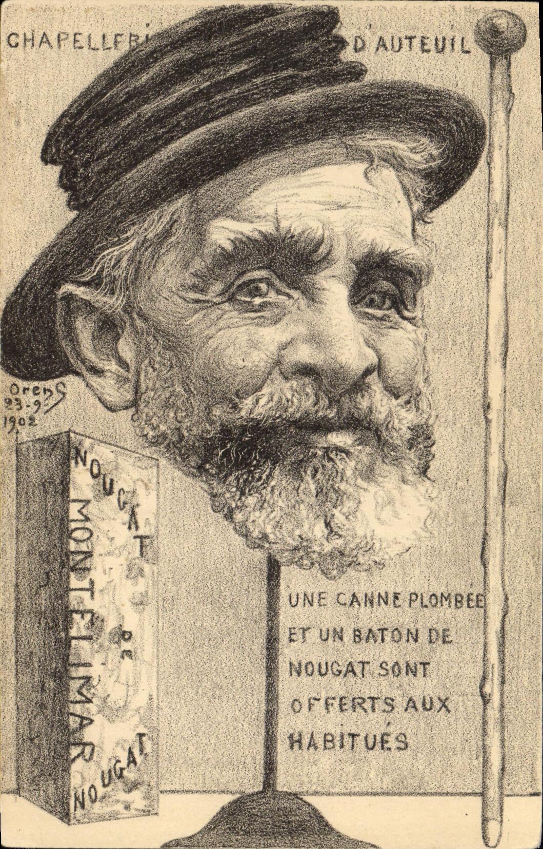 CPA Loubet President de la Republique Chapellerie d Auteuil Paris 