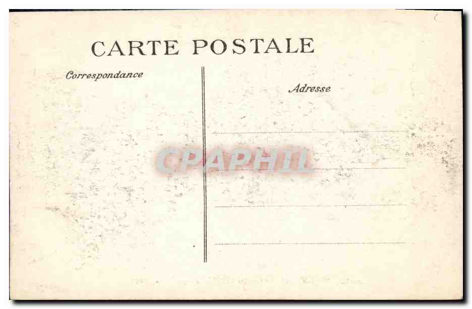 CPA Enterrement de Paul Deroulede 3 fevrier 1914 Le corbillard au depart de la gare de Lyon  — Rückseite