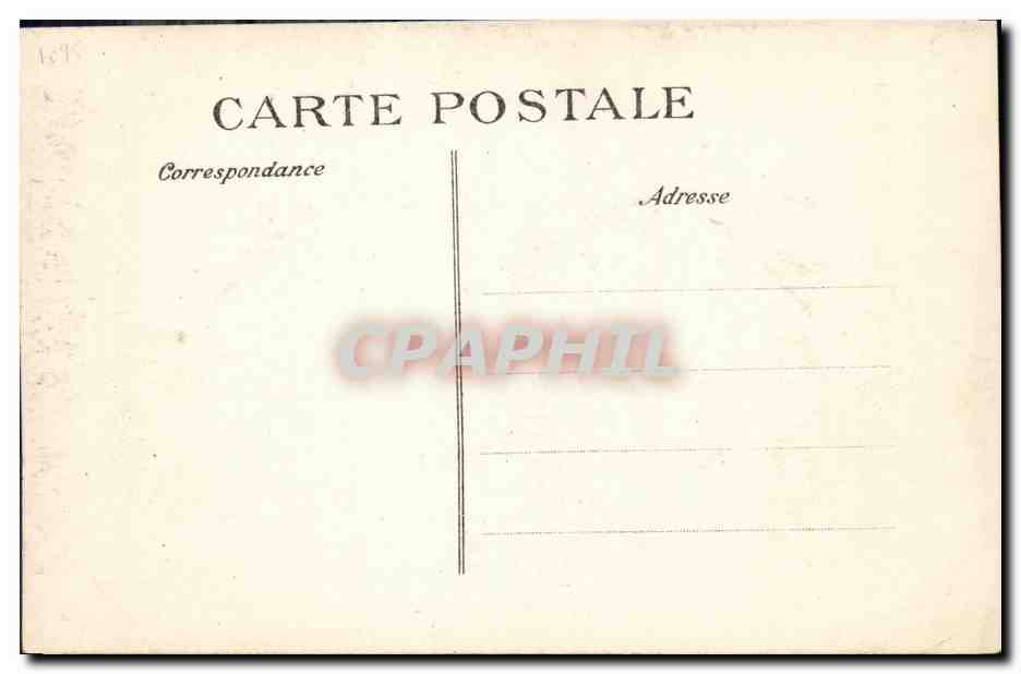 CPA Enterrement de Paul Deroulede 3 fevrier 1914 Le corbillard a la place de la Concorde — Rückseite