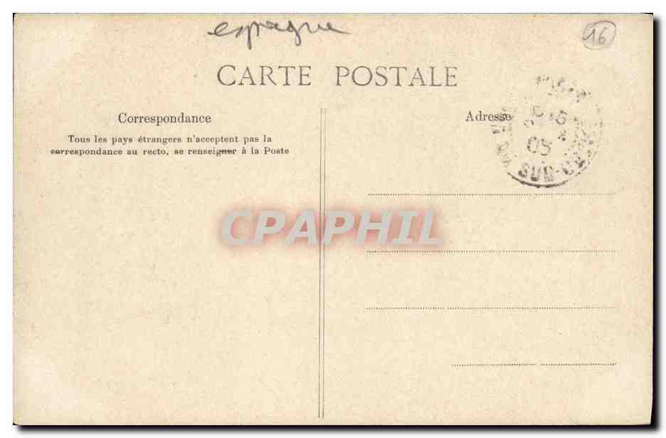 Visite de S.M. Alphonse XIII à Paris — La Gare du Bois de Boulogne — Avant l'arrivée du Cortège — C. D. 2 — Verso
