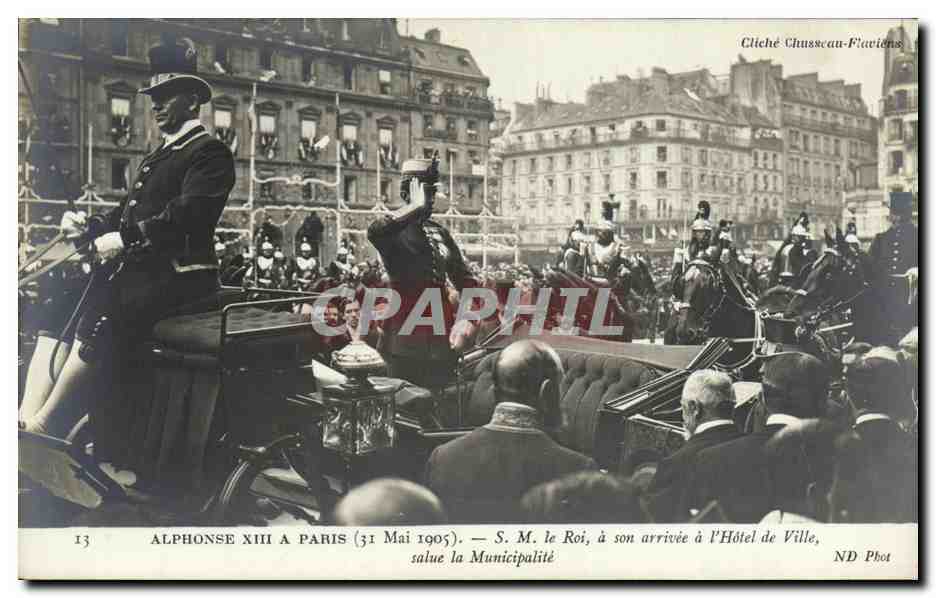 Alphonse XIII à Paris — 31 Mai 1905 — ND Phot